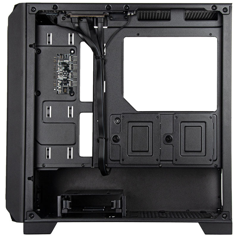SilverStone FARA 312 Micro-ATX kabinett herdet glass svart ventilasjon