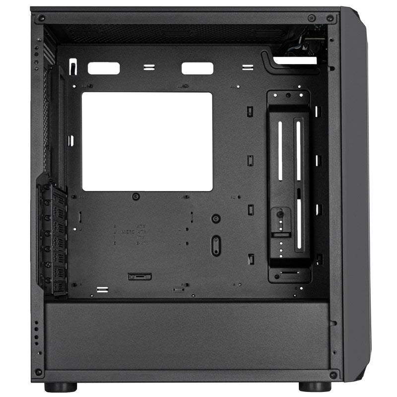 SilverStone Fara 511Z kabinett montert med komponenter