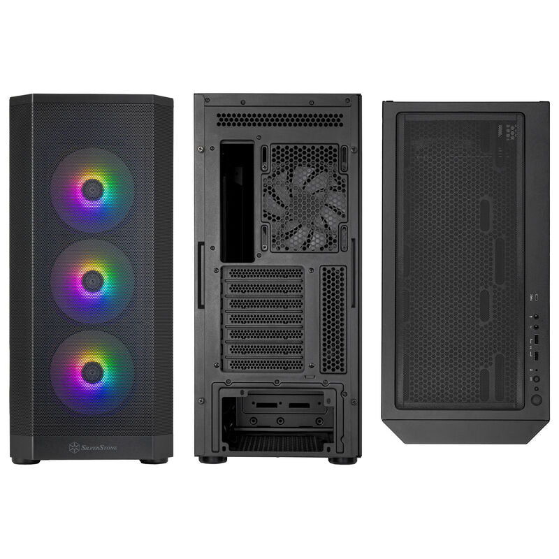 SilverStone FARA 514X kabinett bakside