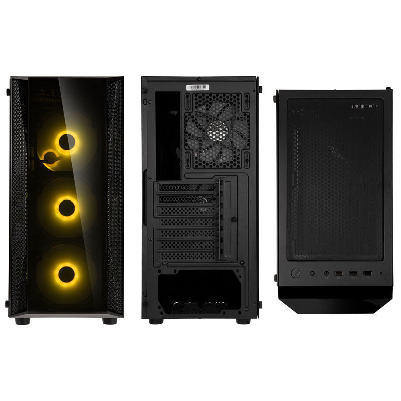SilverStone Fara B1 Pro kabinett midtårn ARGB vifte detalj