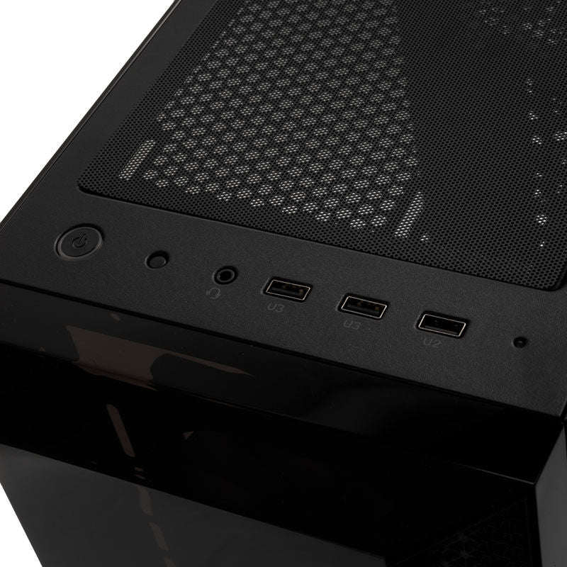 SilverStone Fara B1 Pro kabinett midtårn interiør montert hardware
