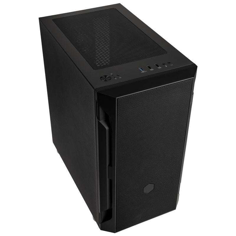 SilverStone Fara H1M kabinett minitårn Micro-ATX svart bakside