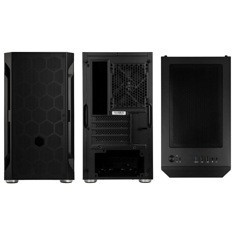 SilverStone Fara H1M kabinett minitårn Micro-ATX svart montert vifte