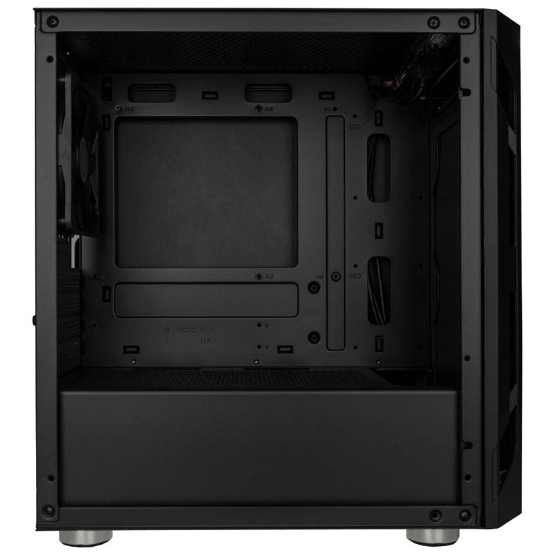 SilverStone Fara H1M kabinett minitårn Micro-ATX svart detalj av mesh-panel