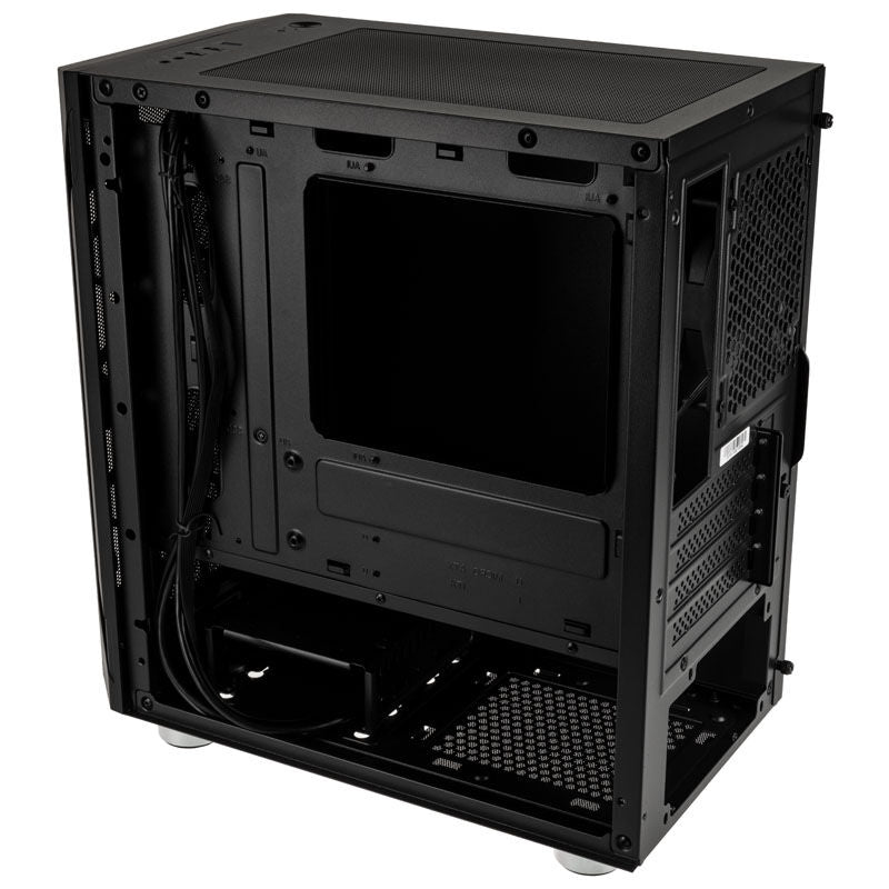 SilverStone Fara H1M kabinett minitårn Micro-ATX svart med komponenter