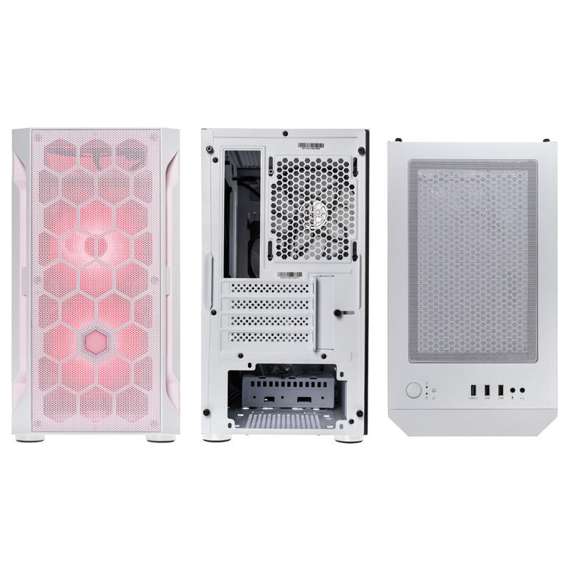 SilverStone Fara H1M Pro Micro-ATX kabinett montert med komponenter