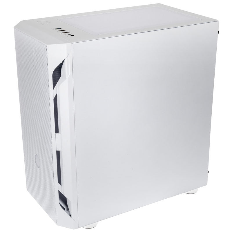 Detalj av RGB-belysning i SilverStone Fara H1M Pro Micro-ATX kabinett