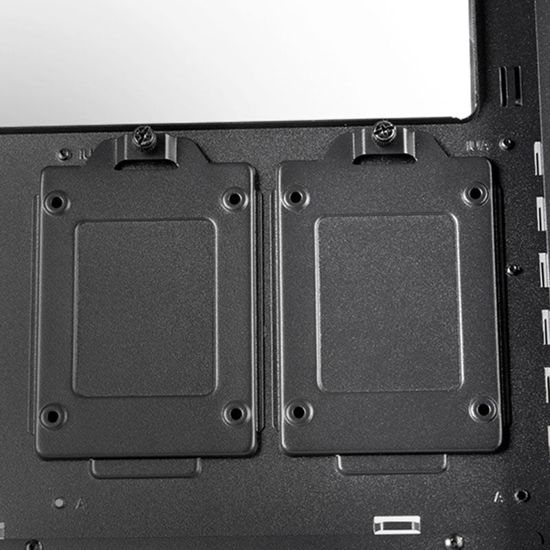 SilverStone Fara R1 PRO V2 kabinett nærbilde av ARGB-vifte