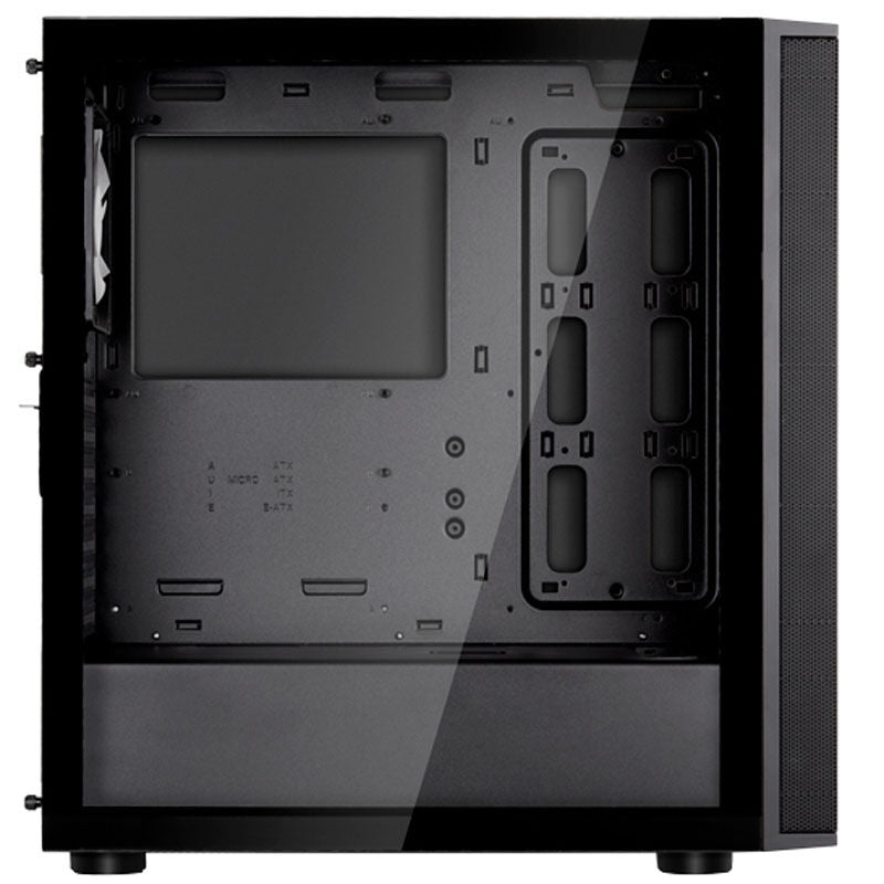 SilverStone Fara R1 PRO V2 kabinett montert med maskinvare