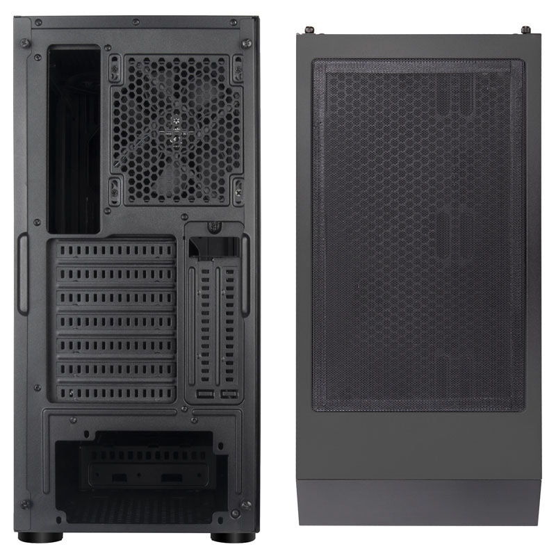 SilverStone Fara R1 V2 kabinett bakside svart