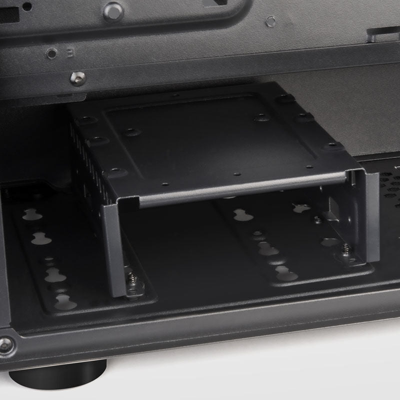 Oversikt innvendig layout SilverStone Fara R1 V2 kabinett