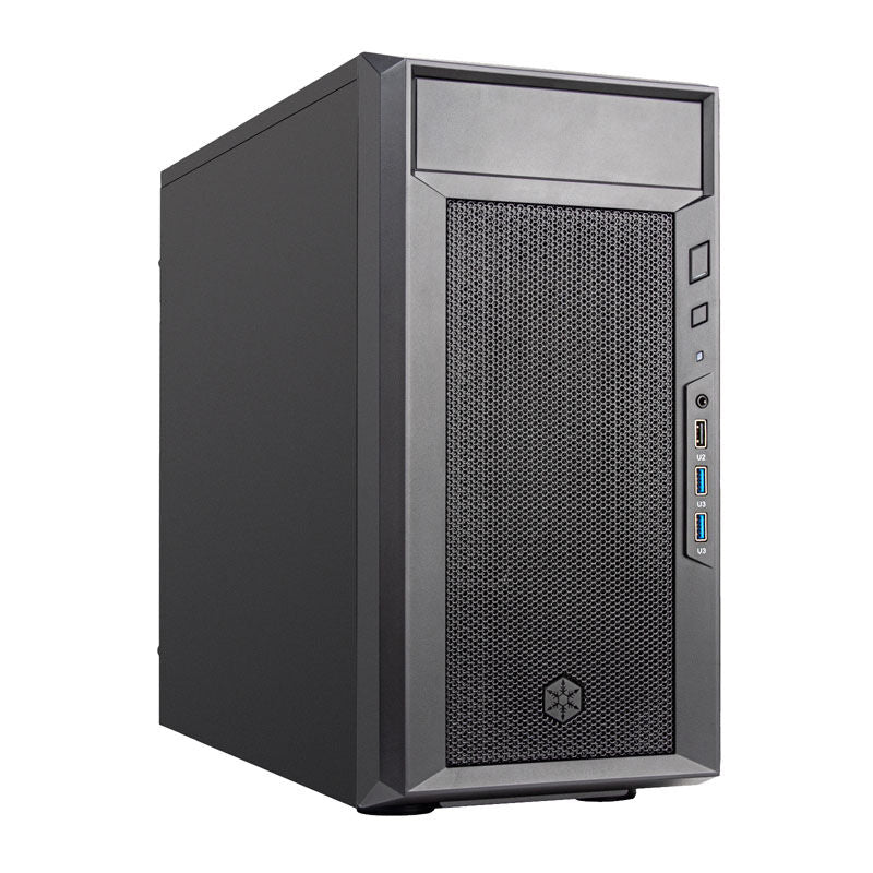 SilverStone Fara R311 Micro-ATX kabinett minitårn mesh svart forfra