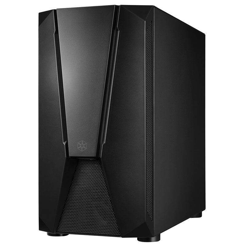 SilverStone Fara V1M Pro kabinett bakside med tilkoblinger