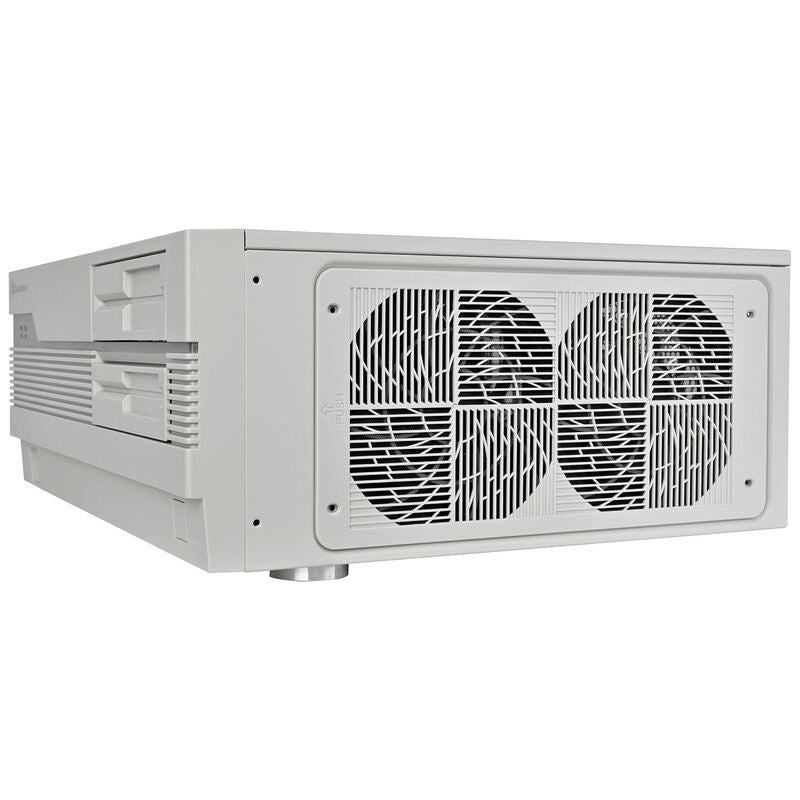 Detalj av Silverstone FLP01 HTPC kabinett ATX/SSI-CEB retro hvit frontklaff