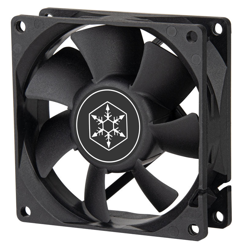 SilverStone FN80 vifte 80 mm 2000 RPM svart bakside