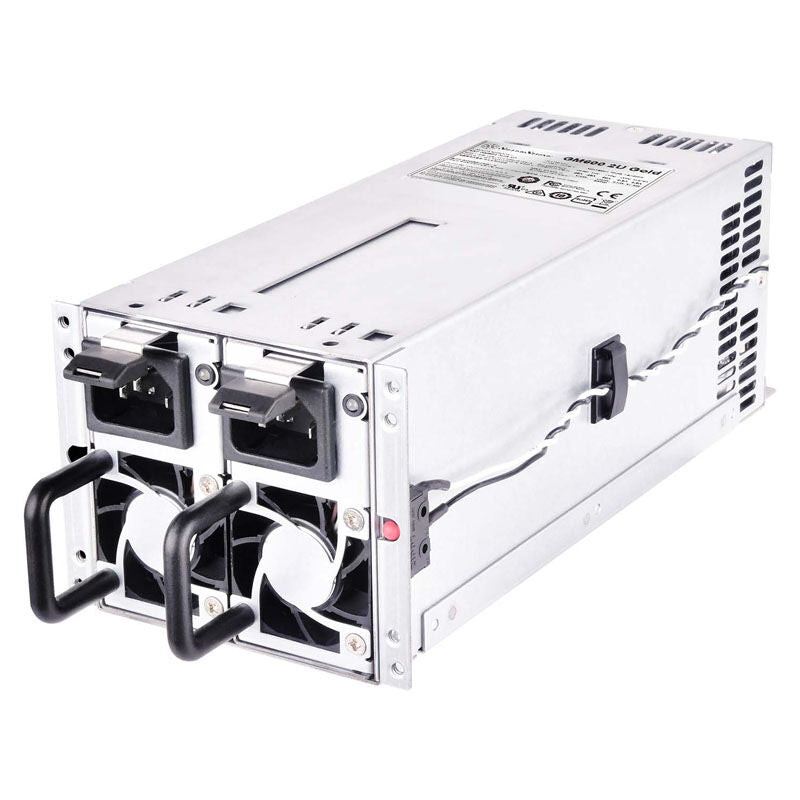 SilverStone GM600-2UG V2 redundant 2U strømforsyning 600 W forfra