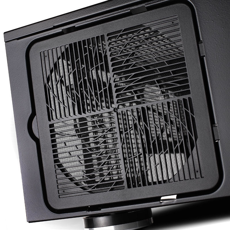 Overblikk av SilverStone Grandia GD07B-C Airflow HTPC-kabinett innside