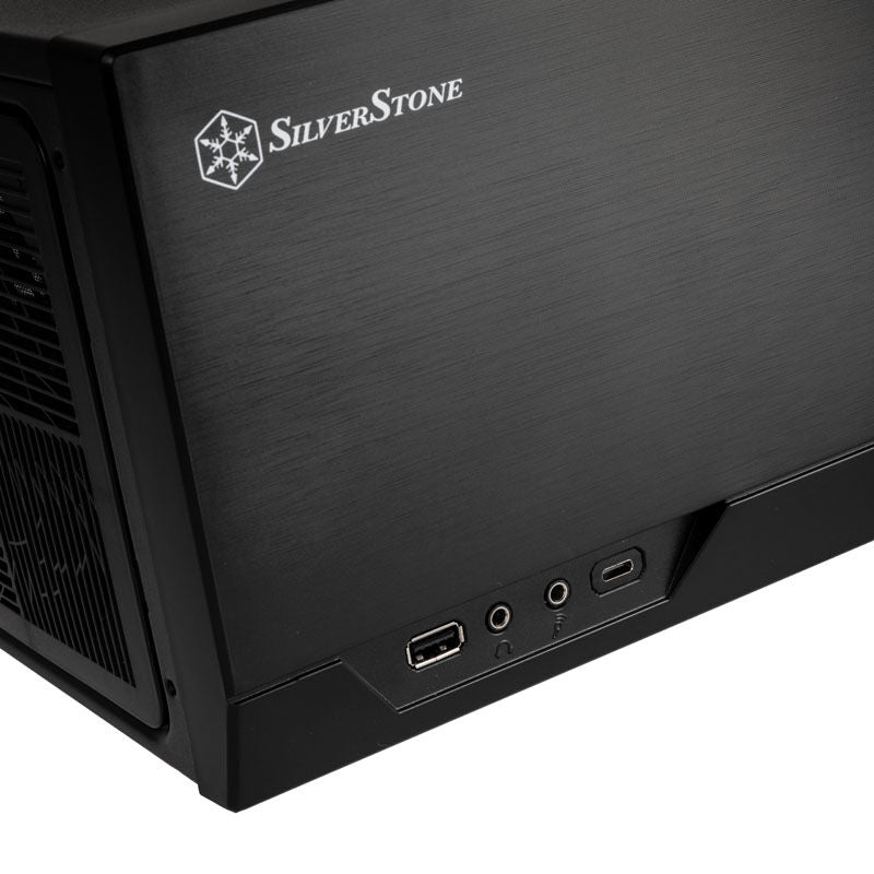 SilverStone Grandia GD09-C HTPC-kabinett nærbilde av vifte