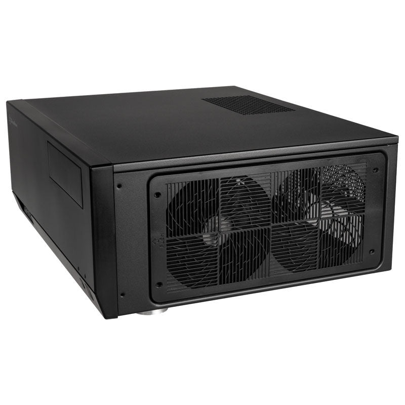 SilverStone Grandia GD09-C HTPC-kabinett detalj av frontpanel