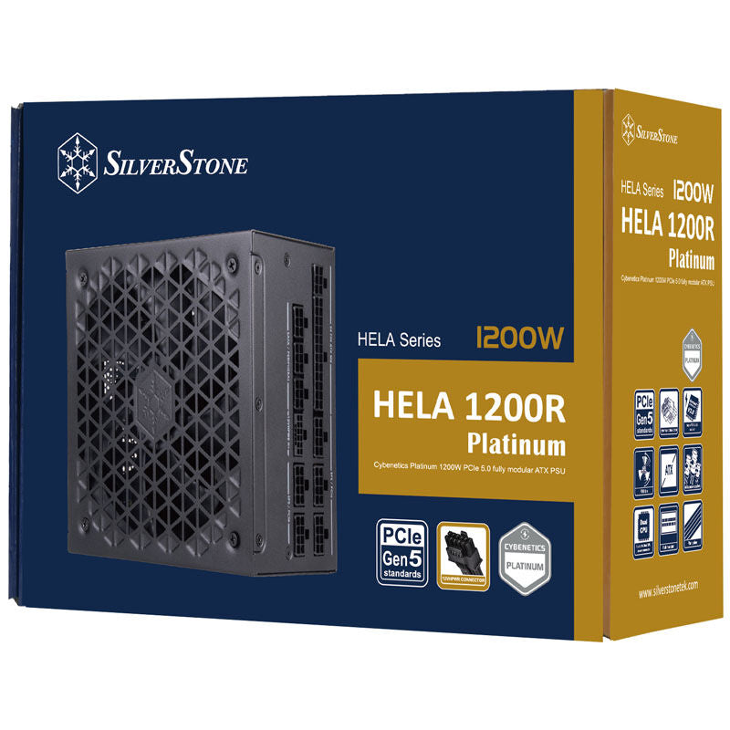SilverStone HELA 1200R Platinum strømforsyning modulært kabelsystem