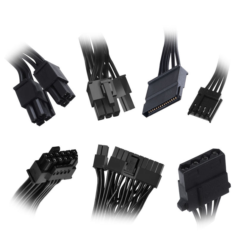 SilverStone HELA 1200R Platinum strømforsyning tilkoblinger