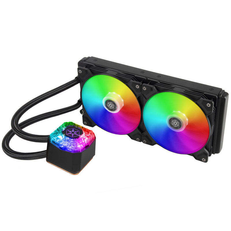 SilverStone IceGem 280 AIO vannkjøling front
