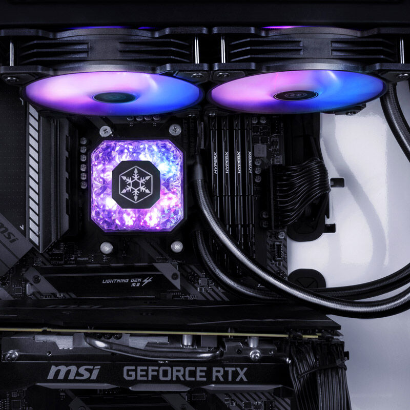 SilverStone IceGem 280 AIO vannkjøling RGB-kontroller