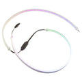 SilverStone LS04 ARGB LED-stripe 2-pakning hvit 45 cm forfra