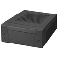 SilverStone Milo 10 Mini-ITX minikabinett VESA svart forfra