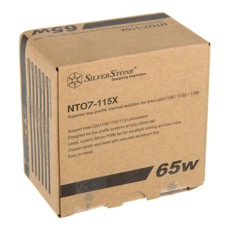 Oversikt av SilverStone Nitrogon NT07-115X CPU-kjøler