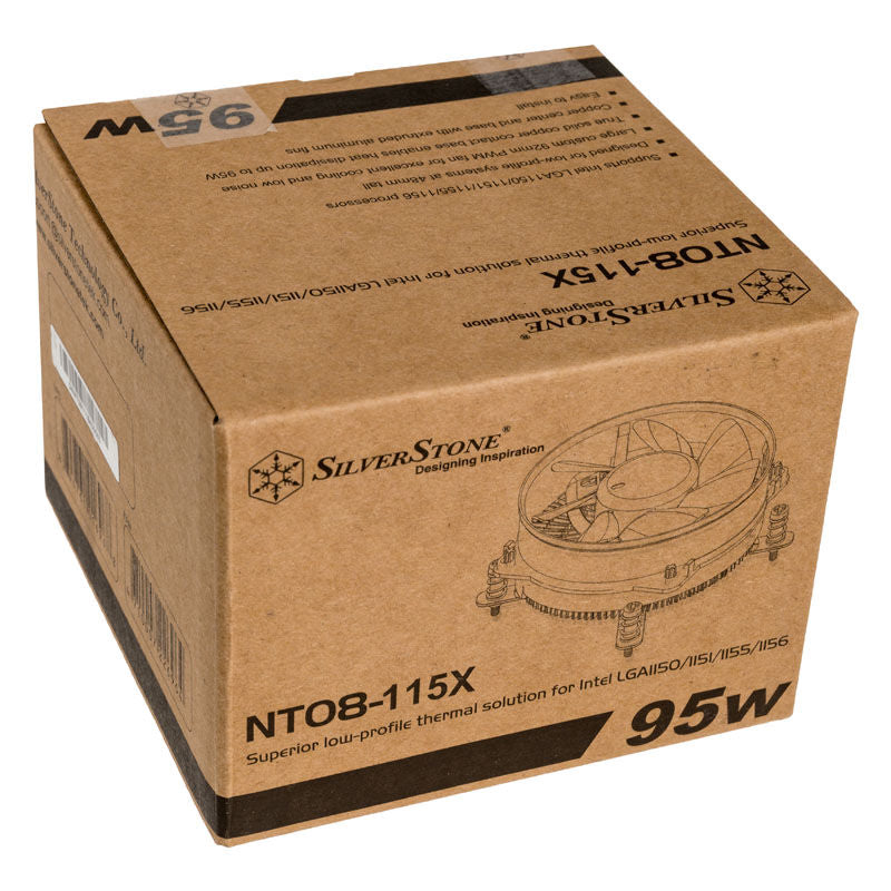 Oversikt over SilverStone Nitrogon NT08-115X-V2 CPU-kjøler