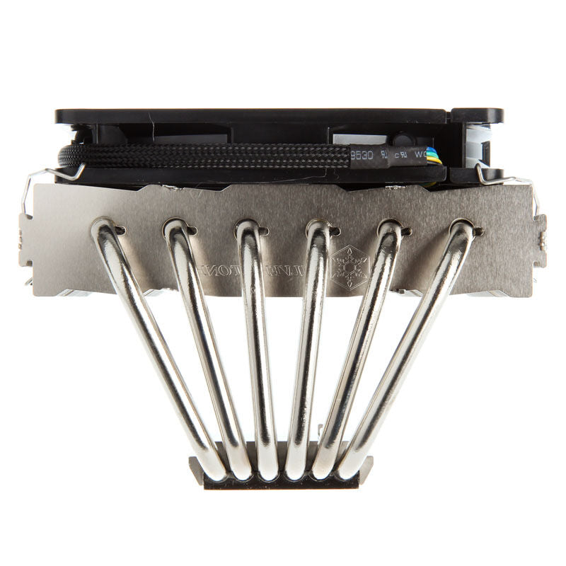 SilverStone NT06-PRO-V2 Nitrogon CPU-kjøler top-blower 120 mm montert i PC