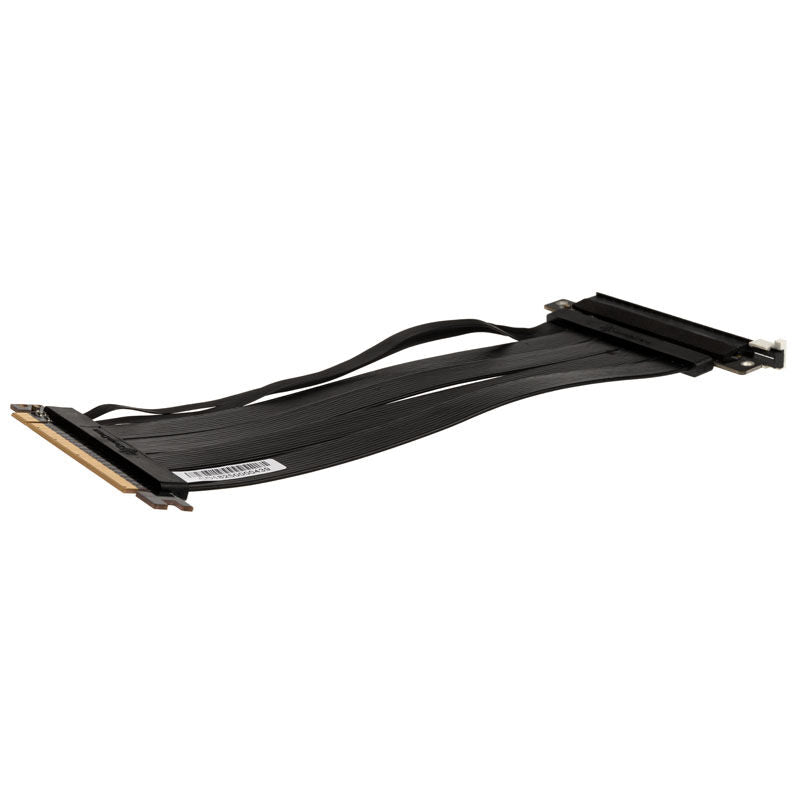 SilverStone PCIe x16 riserkabel 22 cm svart bakside