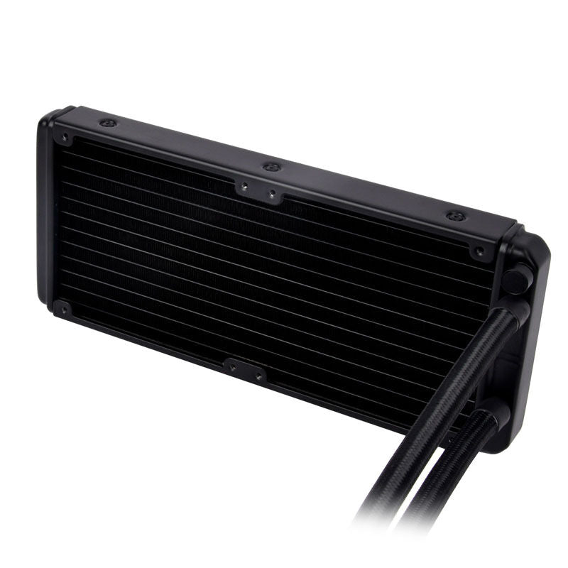 Nærbilde av vifte på SilverStone Permafrost PF240-ARGB V2 AIO vannkjøling 240 mm