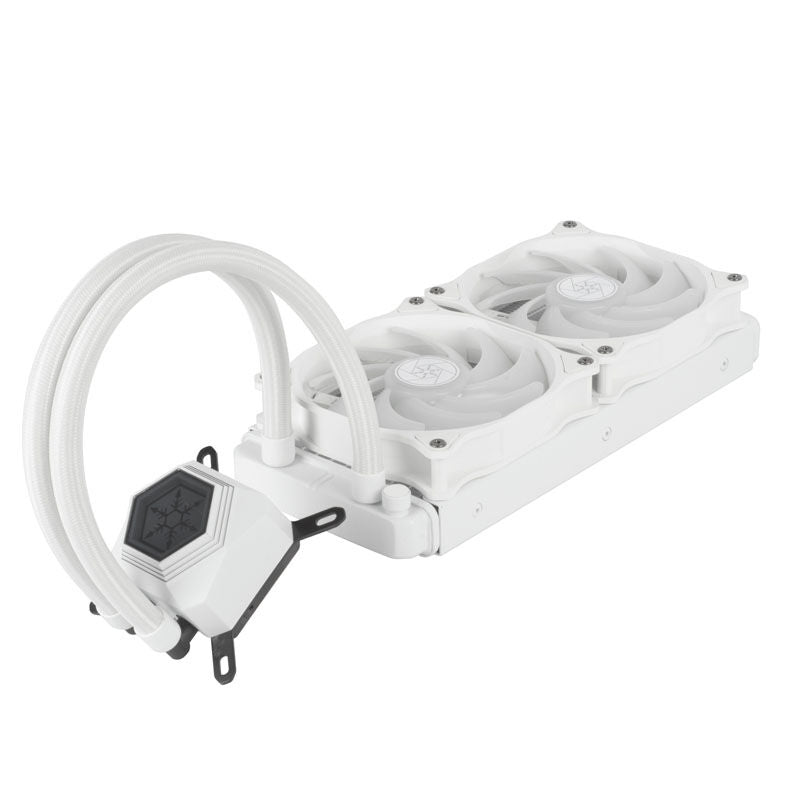 SilverStone Permafrost PF240W-ARGB V2 AIO vannkjøling bakside