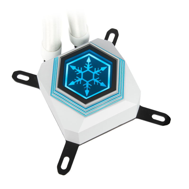 SilverStone Permafrost PF240W-ARGB V2 AIO detalj av radiator