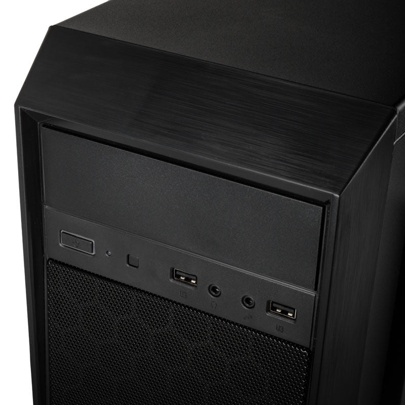 SilverStone Precision PS16 minitårn Micro-ATX svart åpen sidepanel