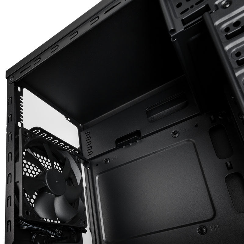 SilverStone Precision PS16 minitårn Micro-ATX svart logo