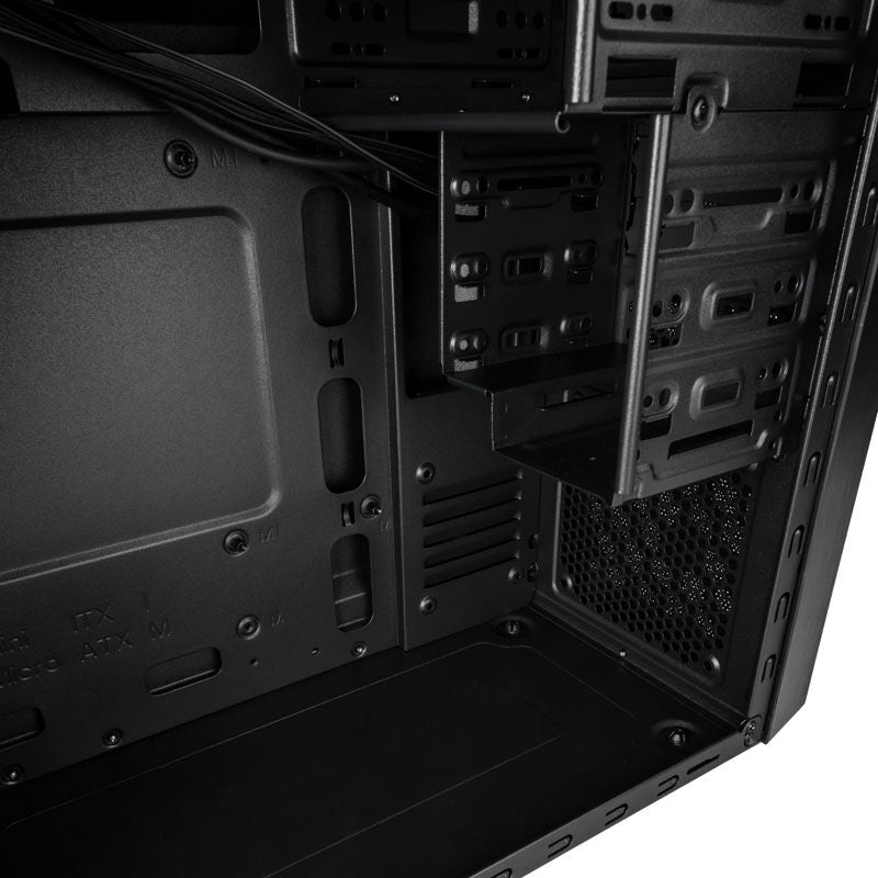 SilverStone Precision PS16 minitårn Micro-ATX svart USB-porter