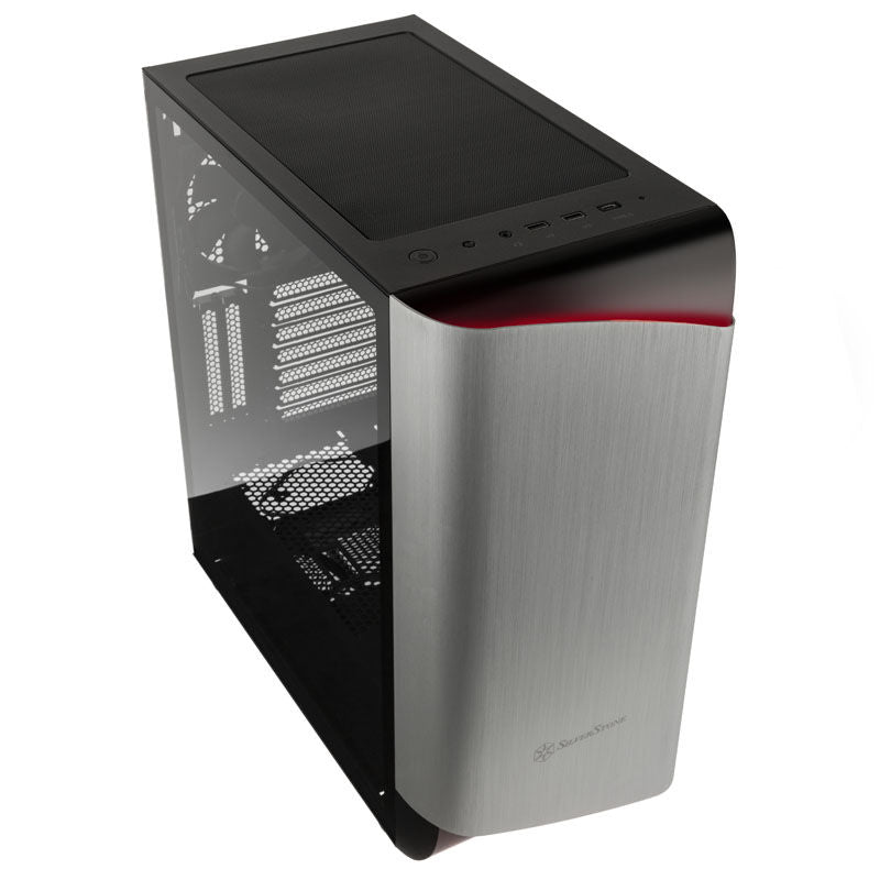 SilverStone Seta A1 kabinett midtårn ATX bakside