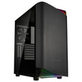 SilverStone Seta A1 kabinett midtårn RGB herdet glass svart forfra