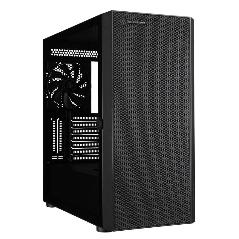 SilverStone SETA H1 kabinett bakside med ventilasjon og porter