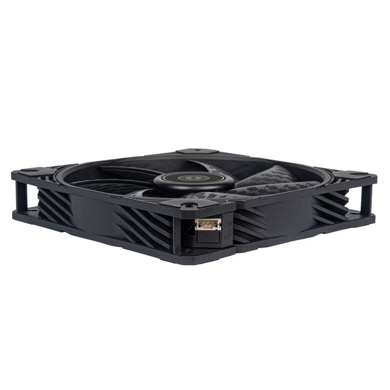 SilverStone Shark Force vifte 140 mm PWM svart kabeltilkobling