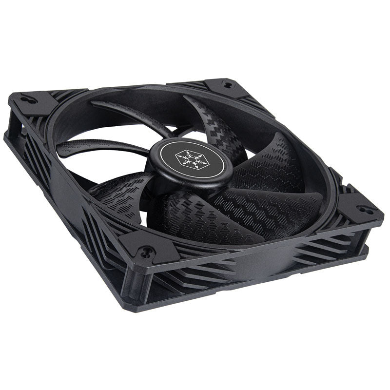 SilverStone Shark Force vifte 140 mm PWM svart forfra