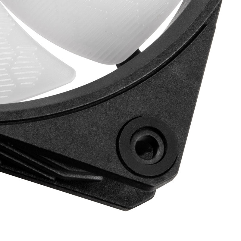 SilverStone Shark Force ARGB vifte 120 mm PWM svart med RGB-belysning