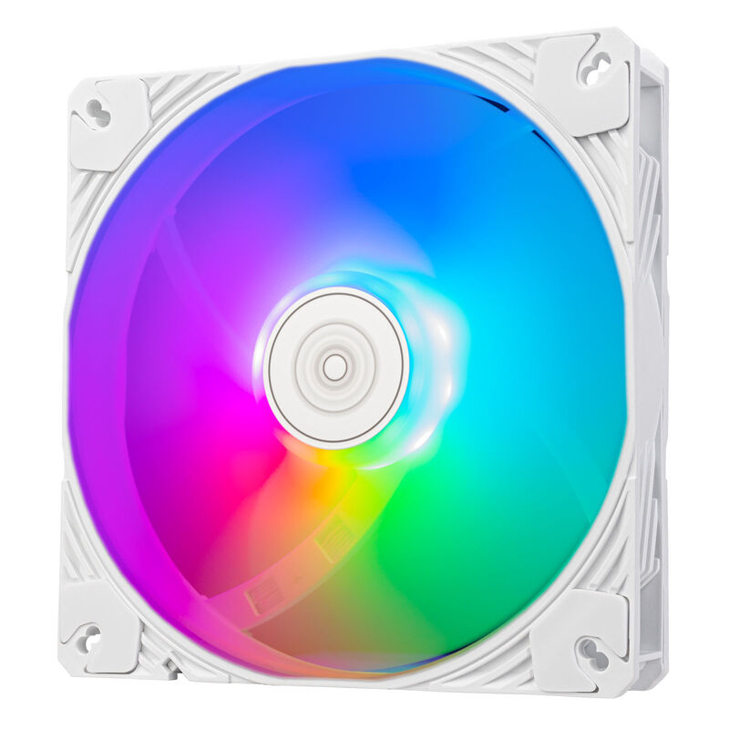 SilverStone Shark Force ARGB vifte 140 mm PWM hvit forfra