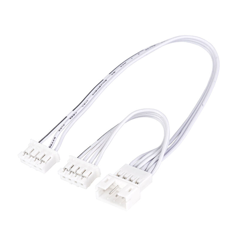 Sideprofil av SilverStone Shark Force ARGB vifte 140 mm PWM hvit