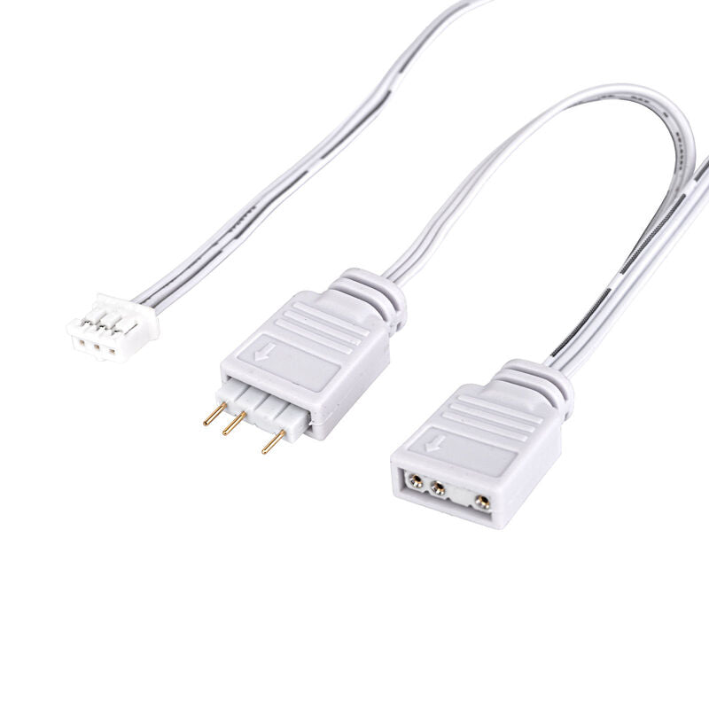 SilverStone Shark Force ARGB vifte 140 mm PWM hvit med synlig vifteblader