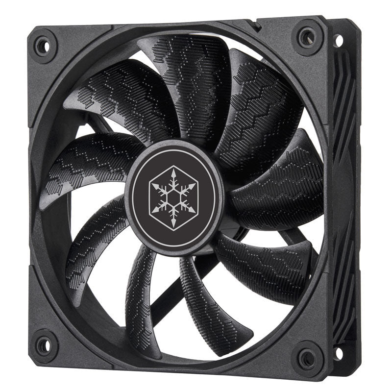 SilverStone Shark Force vifte 120 mm PWM svart bakside
