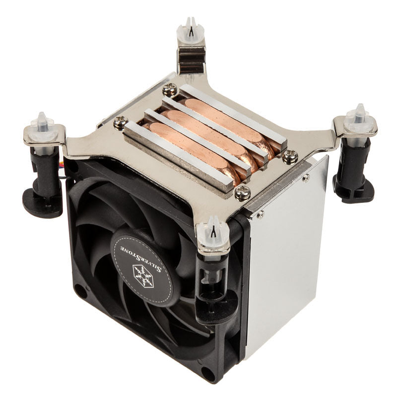 SilverStone SST-AR10-115XP CPU-kjøler nærbilde av vifte